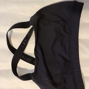 Lululemon adjustable black sportsbra 10